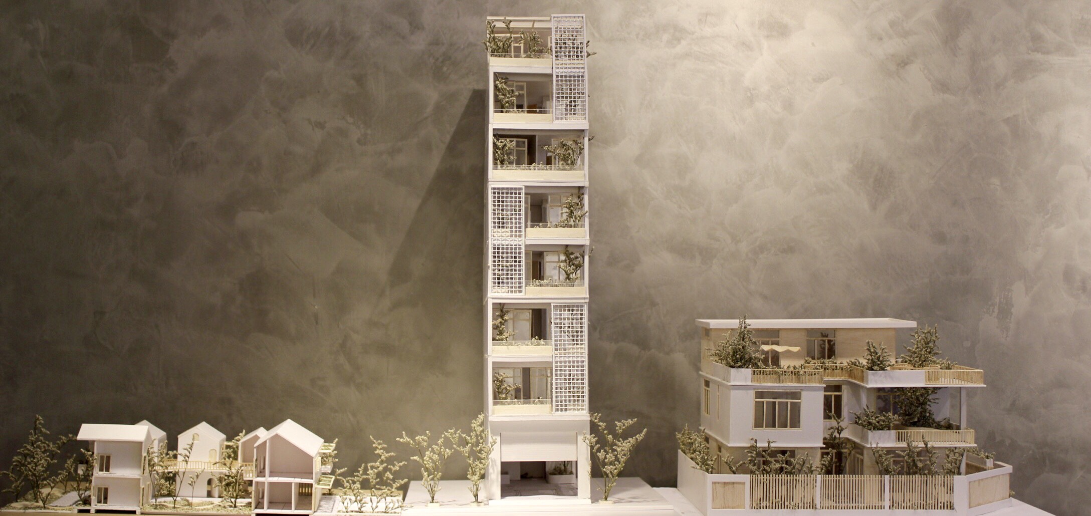 Mô hình thiết kế nhà nhiều tầng- biệt thự- homestay